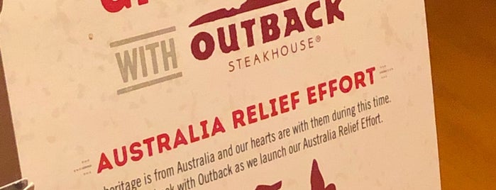 Outback Steakhouse is one of Posti che sono piaciuti a Betzy.