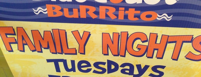 Blue Coast Burrito is one of Justin : понравившиеся места.