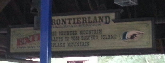 Walt Disney World Railroad - Frontierland Station is one of WdW Magic Kingdom.