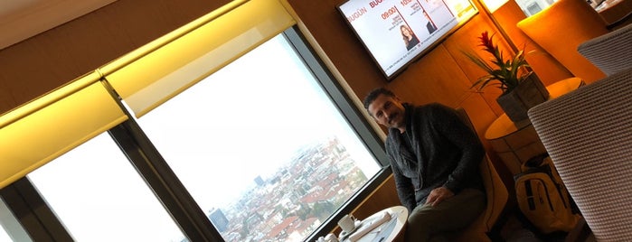 Sheraton Ankara Hotel Club Lounge is one of สถานที่ที่ Dr.Gökhan ถูกใจ.