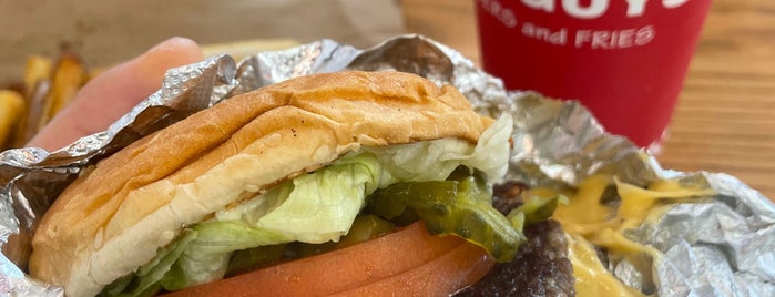 Five Guys is one of Globe Cheap Eats.