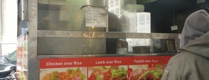 Halal Cart is one of lunch options [midtown east].