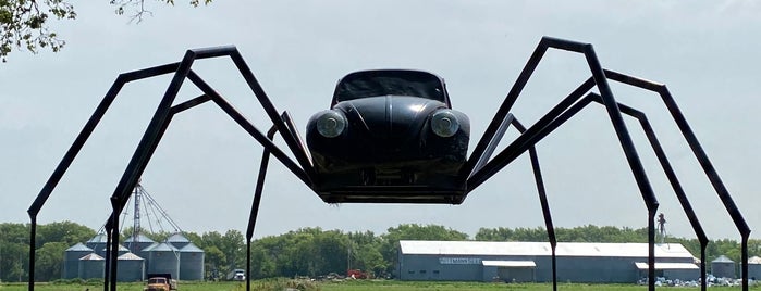 Giant Spider Made Out of a VW Bug is one of Roadside Attractions.