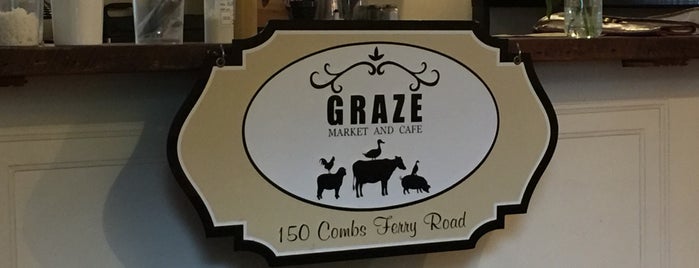 Graze - Market & Cafe is one of สถานที่ที่ Katie ถูกใจ.