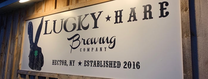Lucky Hare Brewing is one of Upstate NY 2017.