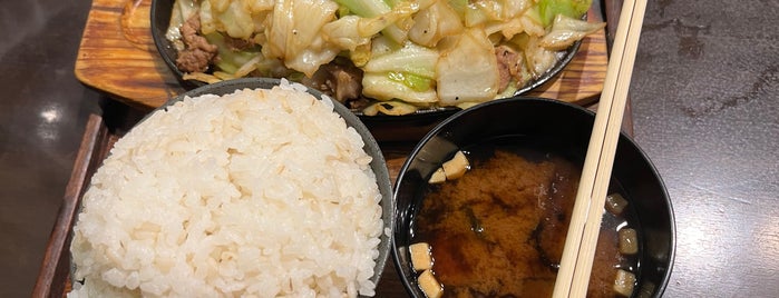 肉米雄一飯店 is one of Meat.