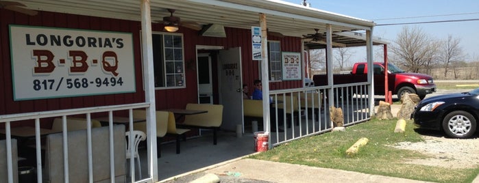 Longoria's BBQ is one of Texas Monthly's 50 Best BBQ Joints.