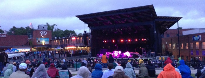 Skyla Credit Union Amphitheatre is one of The 15 Best Places for Concerts in Charlotte.