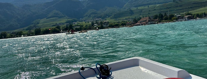 Lake Caldaro is one of Bolzano-dro tra ciclabili, musei e teatro.