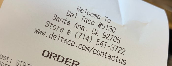 Del Taco is one of The 13 Best Places with Free Wifi in Santa Ana.