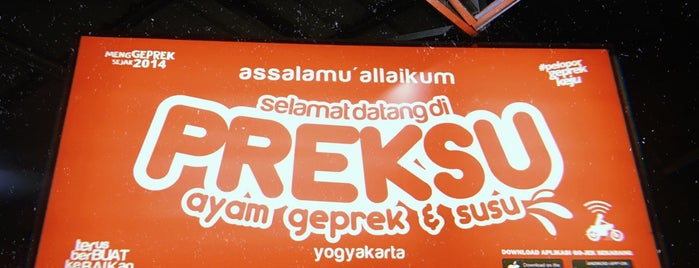 PREKSU (Ayam Geprek dan Susu) is one of Locais curtidos por Dan.