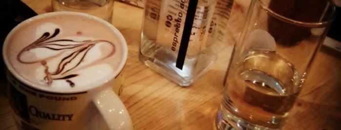 Clock (Espresso & Cocktail Bar) is one of Spiridoula 님이 저장한 장소.