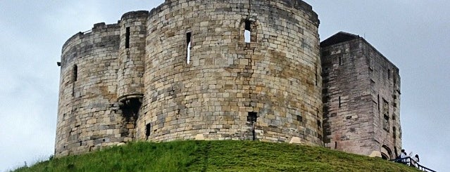 Clifford's Tower is one of York, England.