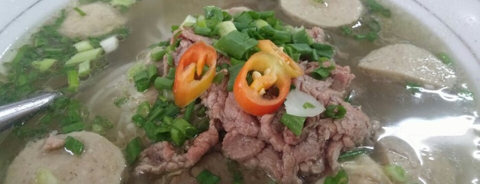 Phở Hòa Pasteur is one of HoChiMinh foods.
