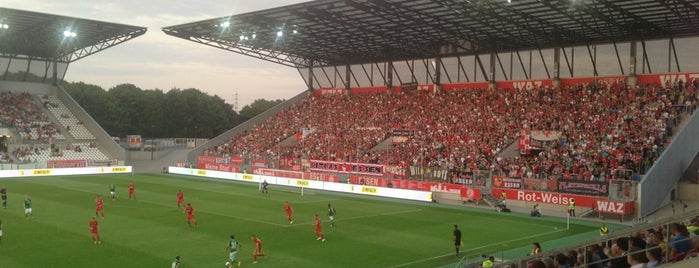 Stadion an der Hafenstraße is one of Locais curtidos por Ruud.