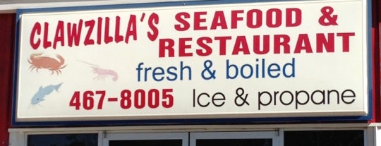 Clawzilla's Seafood is one of Craig'in Kaydettiği Mekanlar.