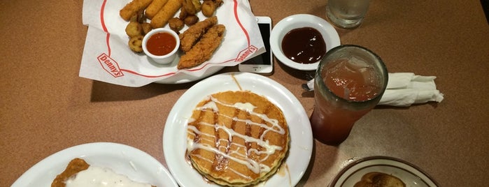 Denny's is one of The 11 Best Places with Late Night Snacks in Santa Ana.