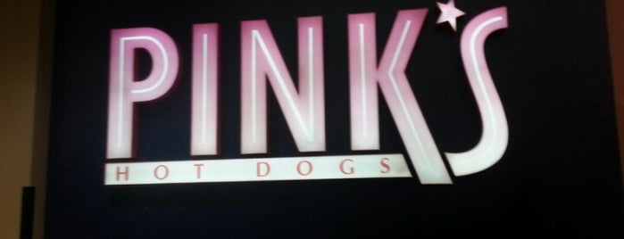 Pink's Hot Dogs is one of Vegas Places with Check-In Deals.