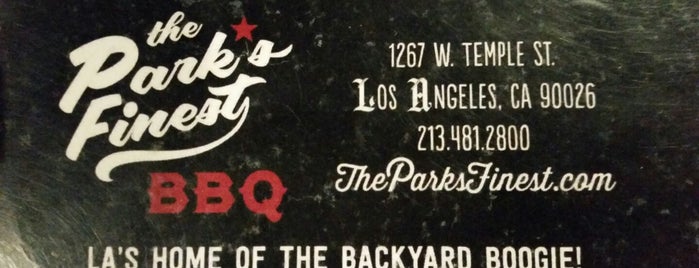 The Park's Finest BBQ is one of To do.