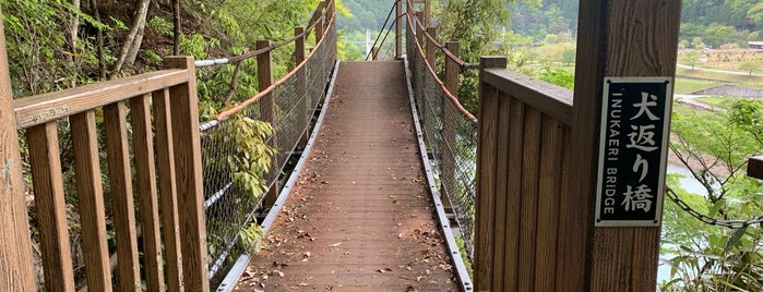犬返り橋 is one of 静岡県の吊橋.