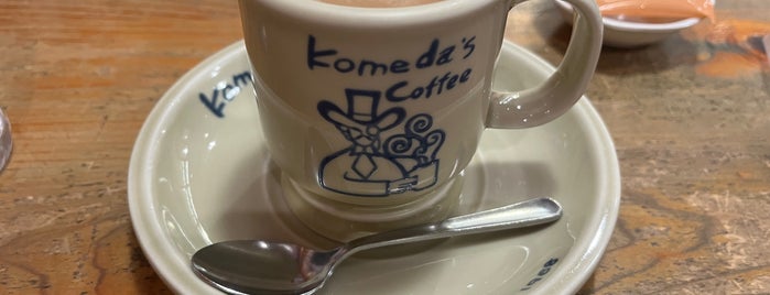 Komeda's Coffee is one of カフェ 行きたい.