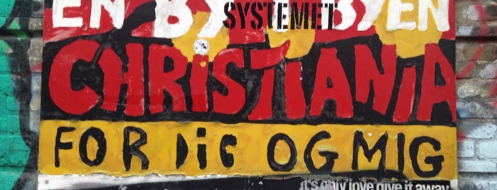 Freetown Christiania is one of Ea&Justins recommendations for our guests<3.