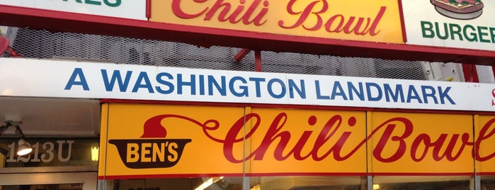 Ben's Chili Bowl is one of Washington DC.