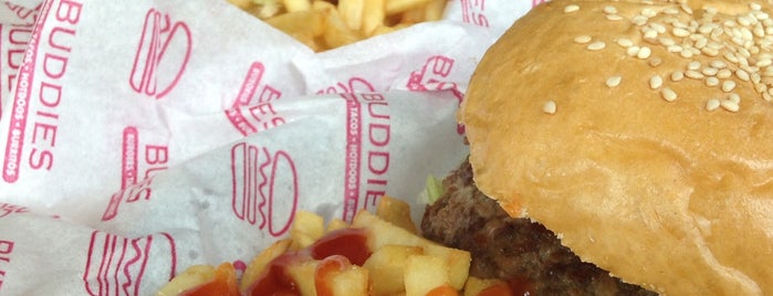 Buddies Burger is one of New places to try.