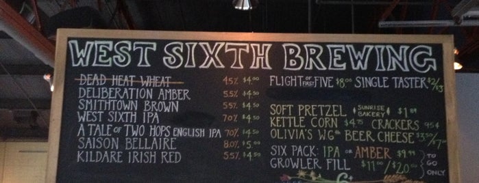 West Sixth Brewing is one of Masters Road Trip.