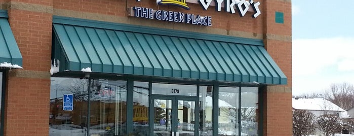 Dino's Gyros: The Greek Place is one of David’s Liked Places.