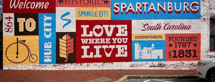 Spartanburg, SC is one of Greenville.