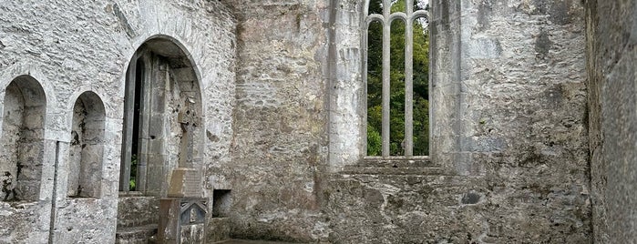 Muckross Abbey is one of Orte, die Garrett gefallen.
