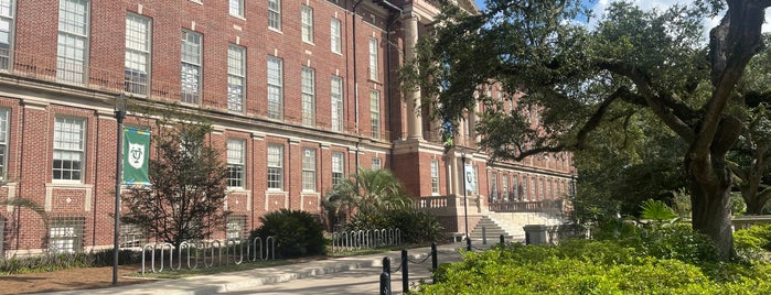 Newcomb Hall is one of Tulane Homecoming.
