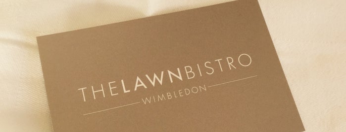 The Lawn Bistro is one of London Restaurants.