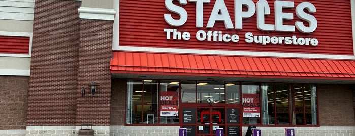 Staples is one of Shopping.