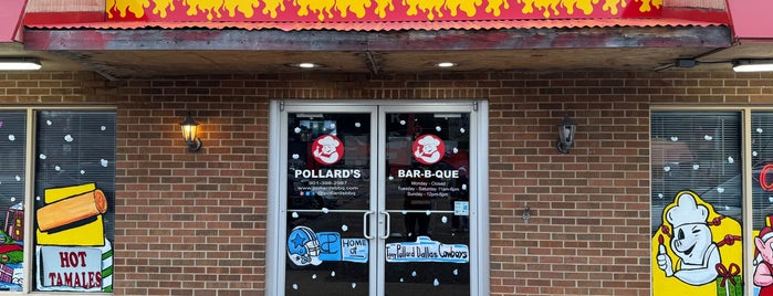 Pollard's Bbq is one of Best food places 2 eat!.