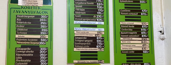 Házisárkány étkezde is one of olcsó.