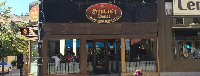 The Goulash House is one of Places with Patio dining.