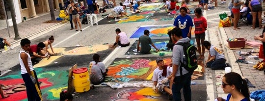 Street Painting Festival in Lake Worth, FL is one of Orte, die Ed gefallen.