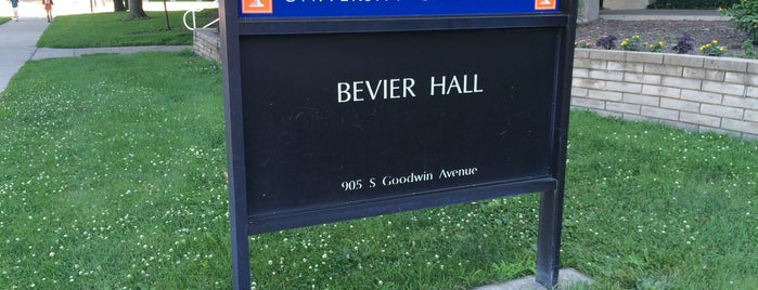 Bevier Hall is one of Senior Class List.