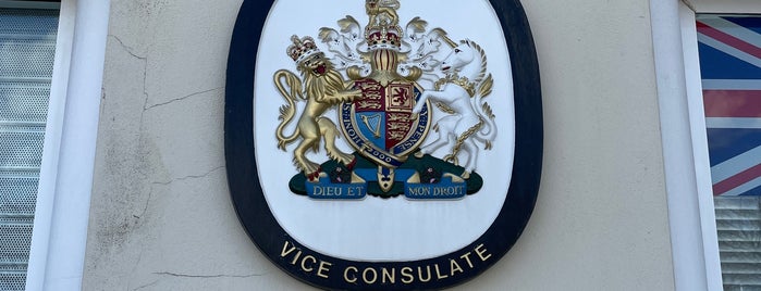 British Vice Consulate is one of Embaixadas e Consulados.