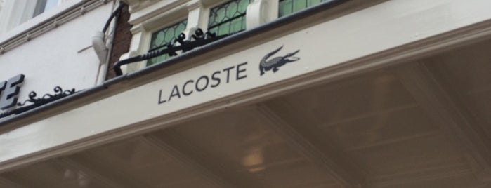 Lacoste is one of Lugares favoritos de Kevin.