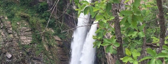 Cachoeira dos Saltos (120m) is one of 2019 - Chapada dos Veadeiros.