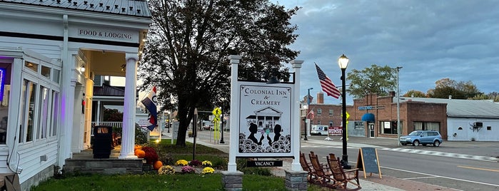 The Colonial Ice Cream & Pottery is one of Finger Lakes.