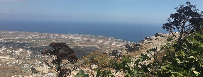 Mount Profitis Ilias is one of Santorini.