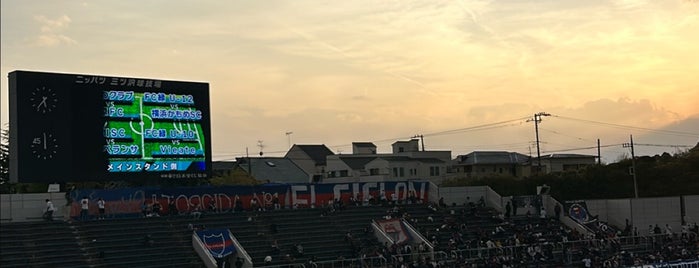 NHK Spring Mitsuzawa Football Stadium is one of Stadiums.