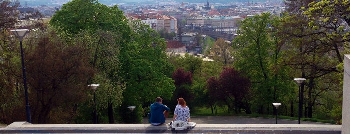 Vyhlídka Vítkov is one of Great Prague outdoor lookouts.