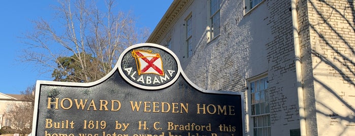 Weeden House and Garden is one of Literary Landmarks in Alabama.