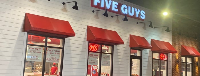 Five Guys is one of recommended to visit.
