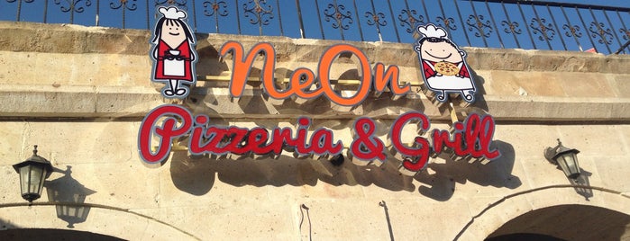 NeOn Pizzeria&Grill is one of สถานที่ที่บันทึกไว้ของ çiğdem.